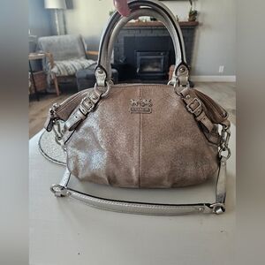 Coach Metallic Gold Handbag